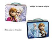 Disney Frozen ANNA ELSA TIN LUNCH BOX CARRY ALL w HANDLE by The Tin Box
