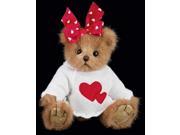 Bearington Bears LOVIE The Teddy Bear With Hearts