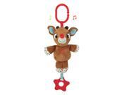 Rudolph Plush On The Go BABY S 1ST CHRISTMAS MUSICAL TEETHER RUDOLPH