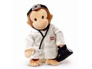 Russ Berrie 12 Plush Curious George Doctor ~NEW~