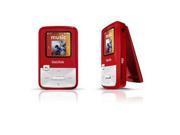 SanDisk Sansa Clip Zip 1.1 Red 4GB MP3 Player SDMX22 004G A57R