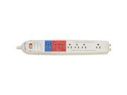 Bits Limited SCG5 Bits limited 7 outlet smart strip surge protector with phone fax and coax cable protection