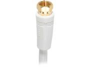 RCA VH606WHN Rca 6 rg 6 digital coaxial cable with gold plated f connectors white