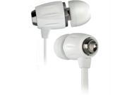 Bello BDH653WH Bello in ear headphones with hard case piano white and black chrome