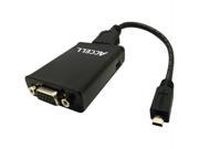 Accell J129B 002B Accell ultraav micro hdmi type d to vga adapter