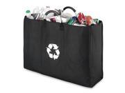 Whitmor Trash Bag 30 Width x 21.20 Length x 9.50 Depth Black Polyester Paper Plastic Bottle