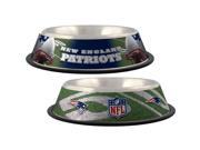 New England Patriots Stainless Dog Bowl