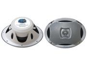 New Pair Lanzar Aq69cxs Silver 500W 6X9 2 Way Marine Speakers