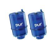 Pur Advanced Faucet Mount MineralClear Replacement Water Filter 2 Pack Blue