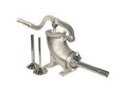 Weston 36 5005 W 5 lb Tinned Stuffer Included 3 Stainless Steel Funnels