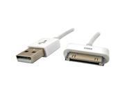 30 Pin Dock Connector to USB A Male Adapter Cable for iPad? iPhone? 4S