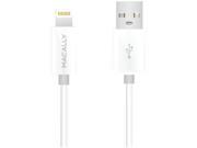 MACALLY MISYNCABLEL6W Charge Sync Extra Long Lightning R to USB 2.0 Cable 6ft