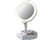 Floxite Magnifying Mirror 7 Diameter White