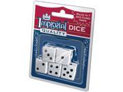 Patch 1454 Imperial Dice White 5pc Pack of 12