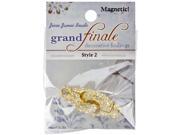 Grand Finale Magnetic And Rhinestone Clasps Style 2 4 Pkg