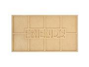 Kaisercraft SB2304 Beyond The Page MDF Friends Word Frame with 8 Openings 19.75 in. x 7.75 in. x .5 in.