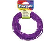 Fun Pack Plastic Craft Lace 20yd Purple