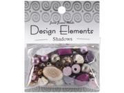 Design Elements Beads 28 Grams Shadows