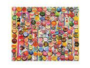 Soda Caps 1000 Piece Puzzle by White Mountain Puzzles