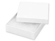 Jewelry Boxes 3.5 X3.5 X1 6 Pkg White