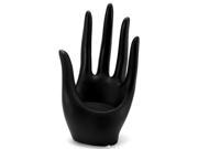 Hand Form Display 3.25 X6 Black Polyresin
