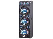 QFX SBX 412300 BT BLUE 3X12 PA Speakers Blue Single