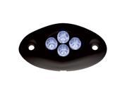 Innovative Lighting Surface Mt Courtesy Light Blue Black