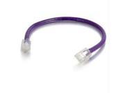 Cables to Go 6 Inch Cat6 Non Booted Unshielded Network Patch Cable Purple 968