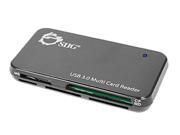 SIIG Accessory JU MR0712 S1 SuperSpeed USB 3.0 Multi Slot Card Reader Writer Retail