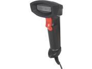 Manhattan Linear CCD Barcode Scanner Cable Connectivity 500 scan s 20 Scan Distance 1D CCD Black