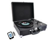 PYLE HOME PVTTBT6BK Bluetooth R Classic Turntable with Vinyl to MP3 Recording