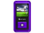 Ematic EM208VID 8 GB Purple Flash Portable Media Player Photo Viewer Video Player Audio Player FM Tuner Voice Recorder e Book FM Recorder 1.5 USB