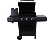 Char Broil Classic 3 Burner Gas Grill With Sideburn 463334614 3 Sq. ft. Cooking Area 3 Cooking Elements Black