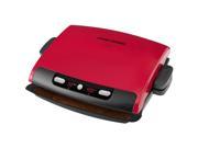 George Foreman GRP95R 6 serving Removable Plate Grill Red