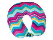 TRAVEL SMART BY CONAIR TS014CHEV Soft Flannel Cover Fiberfill Chevron Neck Rest