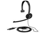 Sennheiser PC 26 Headset Mono USB Wired 32 Ohm 40 Hz 18 kHz Over the head Monaural Semi open 9.84 ft Cable Noise Cancelling Microphone
