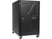 Kensington AC12 Security Charging Cabinet 16.5 Width x 23.2 Depth x 28.1 Height Black For 12 Devices