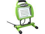 Coleman Cable L1323 High Power LED Work Light On A Steel Base 10 W LED Bulb Green 779 Lumens Die cast Steel Steel Foam Floor mountable for Indoo