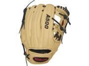 Wilson A500 1786 Infield Baseball Glove 11 H Web Top Grain Leather Shell Dual Welting Lightweight For Baseball