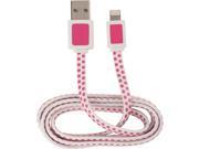 Acoustic Research ARH750PD Apple Lightning 3 ft Power and Sync Cable Polka Dot Lightning USB for Smartphone 3 ft 1 x Lightning Male Proprietary Connecto