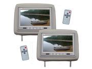 Tview 7 Grey TFT LCD Monitor in headrest IR trans