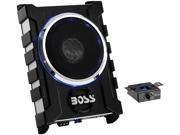 Boss 8 Low Profile Amplified Subwoofer with remote level control BASS1000