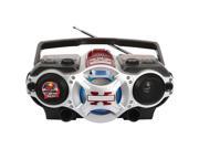 Supersonic SC 1495BT Red Portable Bluetooth MP3 Player AM FM Radio Boombox USB AUX