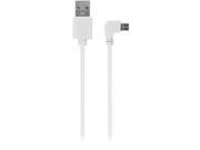 IESSENTIALS IE 90DMICRO WT 90? Micro USB Cable 3.5ft White