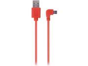 IESSENTIALS IE 90DMICRO RD 90? Micro USB Cable 3.5ft Red