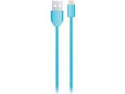 IESSENTIALS IE BC6IP5 BL Tangle Free Lightning R USB Charge Sync Cable 6ft Blue