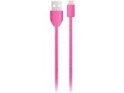 IESSENTIALS IE BC6IP5 PK Tangle Free Lightning R USB Charge Sync Cable 6ft Pink