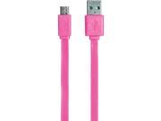 IESSENTIALS IE DC6MICRO PK Flat Micro USB Cable 6ft Pink