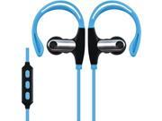 Supersonic IQ 131BT BLUE Sweatproof Bluetooth R Sport Earbuds with Microphone Blue