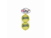 Kong Company Squeaker Tennis Balls Yellow 2 Pack AST1